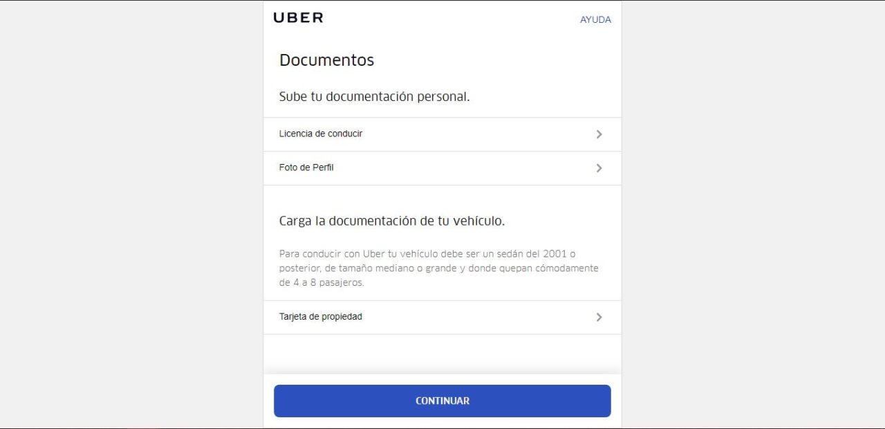 Documentos para Uber Bogota